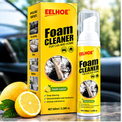 EELHOE Foam Cleaner 100ml – Multi-Purpose Car & Home Cleaning Foam, Fresh Lemon Scent