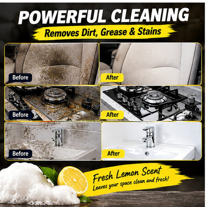 EELHOE Foam Cleaner 100ml – Multi-Purpose Car & Home Cleaning Foam, Fresh Lemon Scent